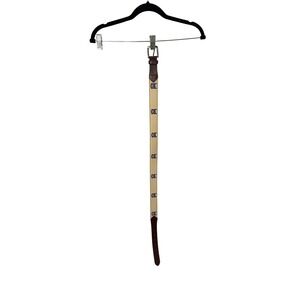 BSG Men's Novelty American Flag & Golf Clubs Tan Belt Accessory - Size 32